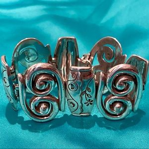 BRIGHTON lovely etched silver bracelet